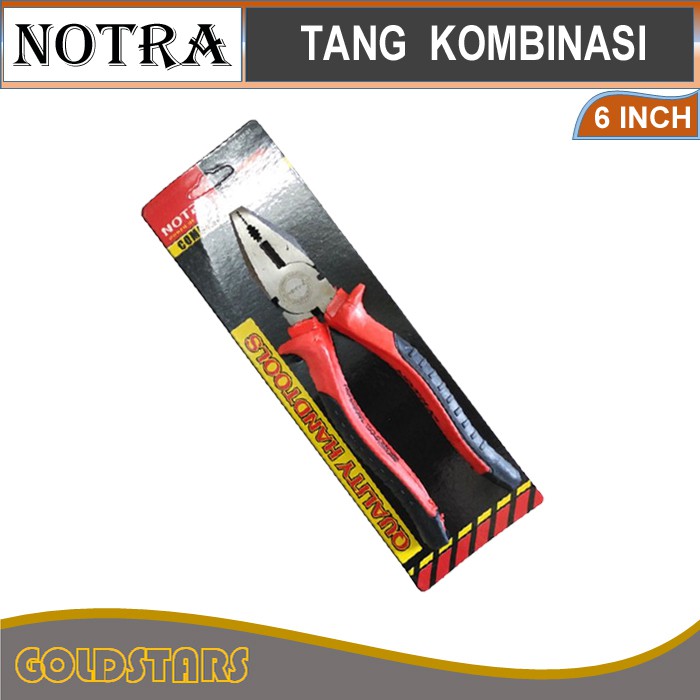 Tang Kombinasi 6 inch / Notra Tang Potong, Lancip