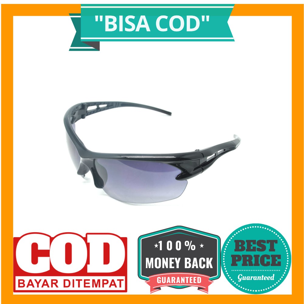 BISA COD OULAIOU Kacamata Sepeda Lensa Mercury - 3015 - Black/Gray