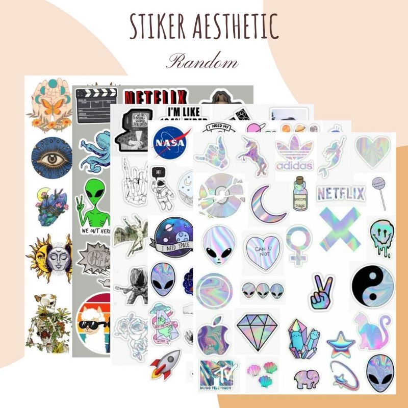 

[BUY 10 FREE 1] STIKER DREAM PACK AESTHETIC ANTI AIR GLOSY PREMIUM 135 GSM