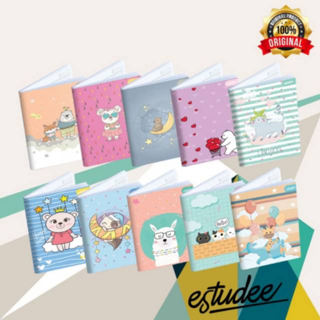 

Buku Tulis Boxy Estudee B5 Fancy Pastel Isi 10