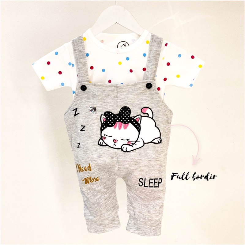 SLEEPING CAT / KITTENBELL / SINGING FLAMINGO Baju Setelan Jumper Pergi Lucu Fashion Anak Bayi Perempuan Cewe terlaris murah Lucu