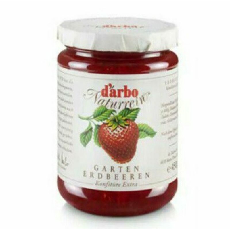 

Darbo Naturrein Strawberry Jam Selai Stroberi Import D'Arbo Garten Erdbeeren 450g