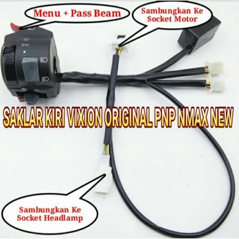 Switch Holder Saklar Vixion PNP Yamaha All New Nmax 2020 - 2022