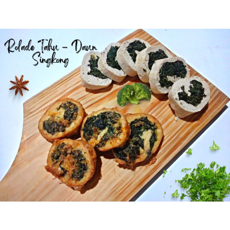 

Rolade Tahu Daun Singkong