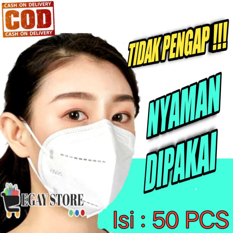 MASKER NON MEDIS PM2.5 5 PLY ISI 50 EARLOOP ANTI DEBU NYAMAN DIPAKAI TIDAK PENGAP WATERPROOF MURAH