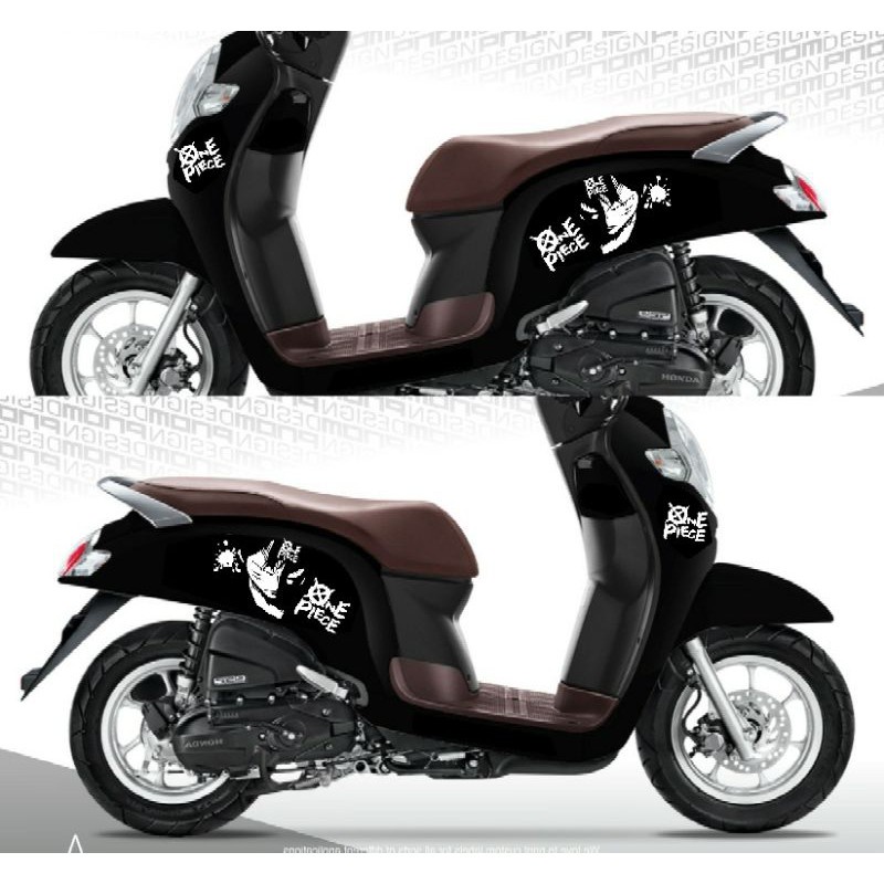 cutting sticker one piece, sticker scoopy one piece