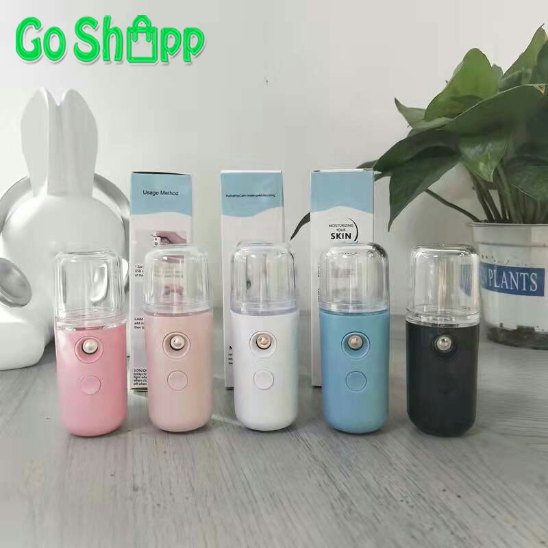 Nano Spray Portable Mini Pelembab Wajah - Nano Mist Sprayer Moisturizing Perawatan Wajah - Nano Spray Alkohol Disinfectant dan Sanitizer [NS01]