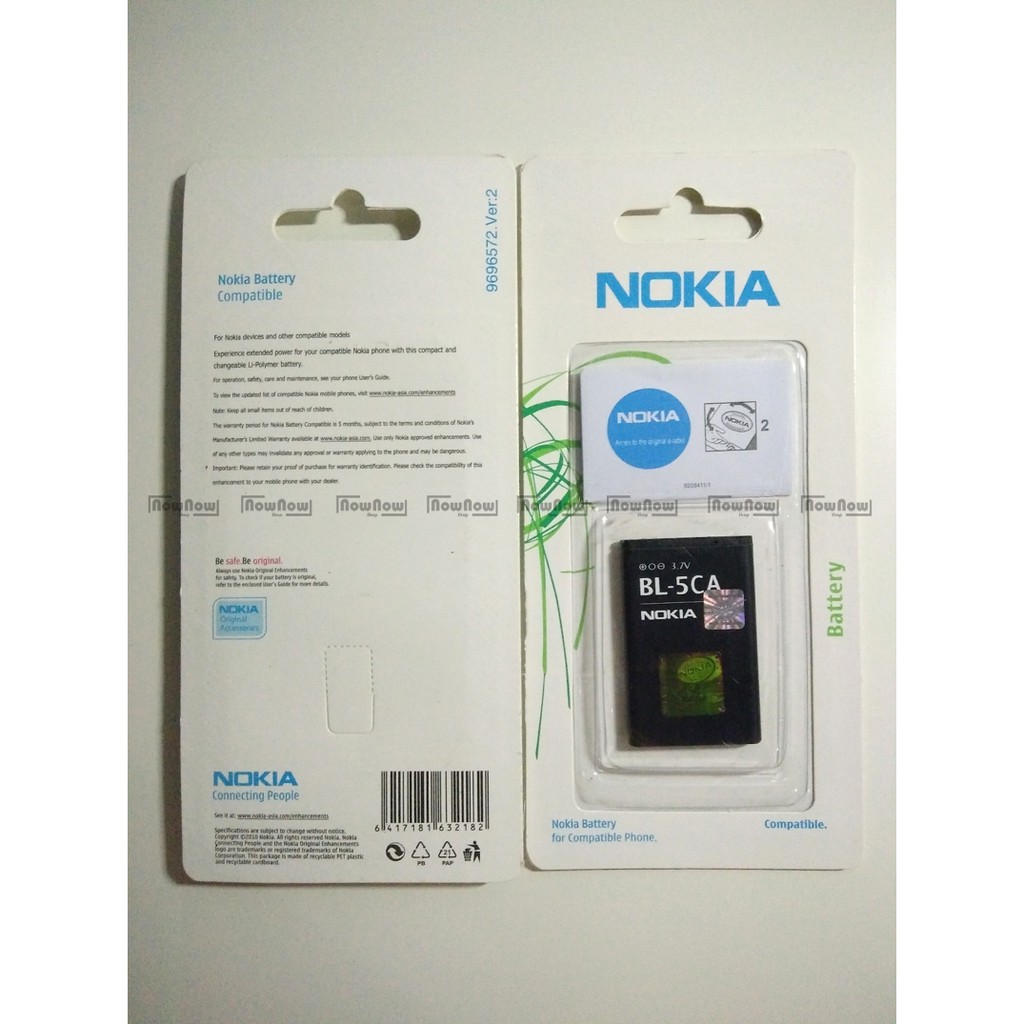 Baterai Nokia BL-5CA BL5CA Original ORI OEM Batre Battery Batu Batrai