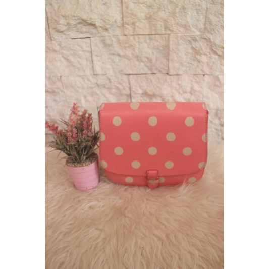 Preloved Tas Cath Kidston Bahan Kulit Asli