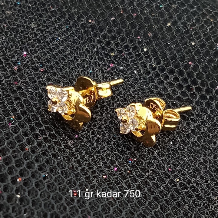 Anting Emas 17K - 1.1 gr Kadar 750 - 1525