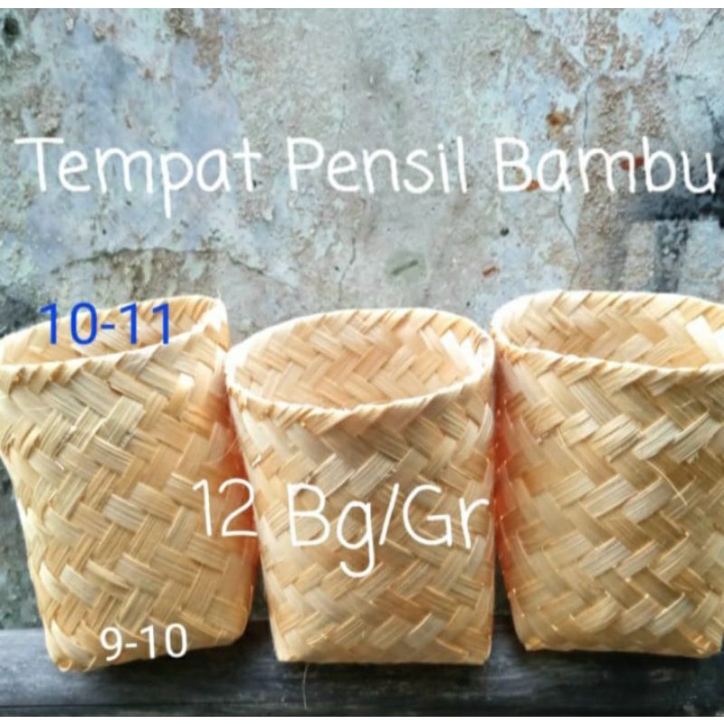 

Tempat Pensil Bambu