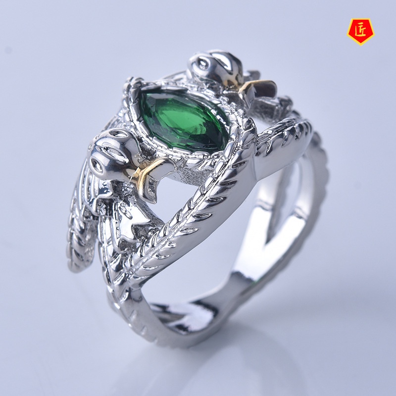 [Ready Stock]S925 Silver Magic Ring Ins Two-Color Fashion Personality