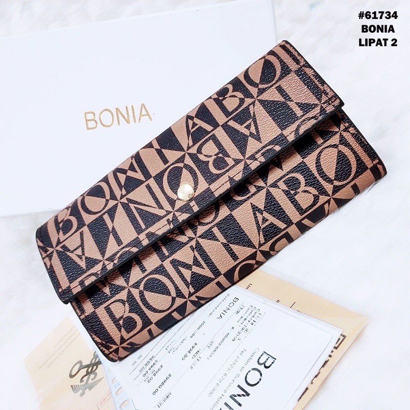 Dompet panjang wanita 61734 free box Dompet lipat kartu batam import