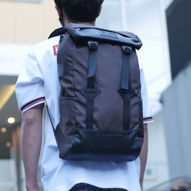 SKY SCRAPPER BROWN |Urban Factor x FORIND| Tas Ransel Punggung Ori Bag Pria Wanita Backpack Gunung