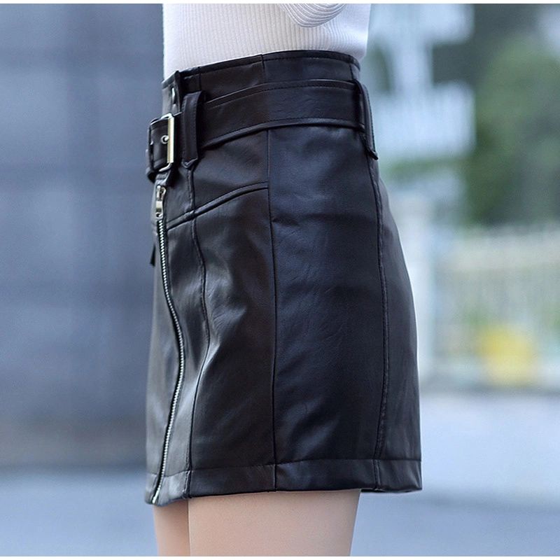 Mini Skirts Rok Mini Wanita Belahan Split Menyamping Pakai Resleting Full Model Fashion Rok Wanita Korea Zipper High Waist