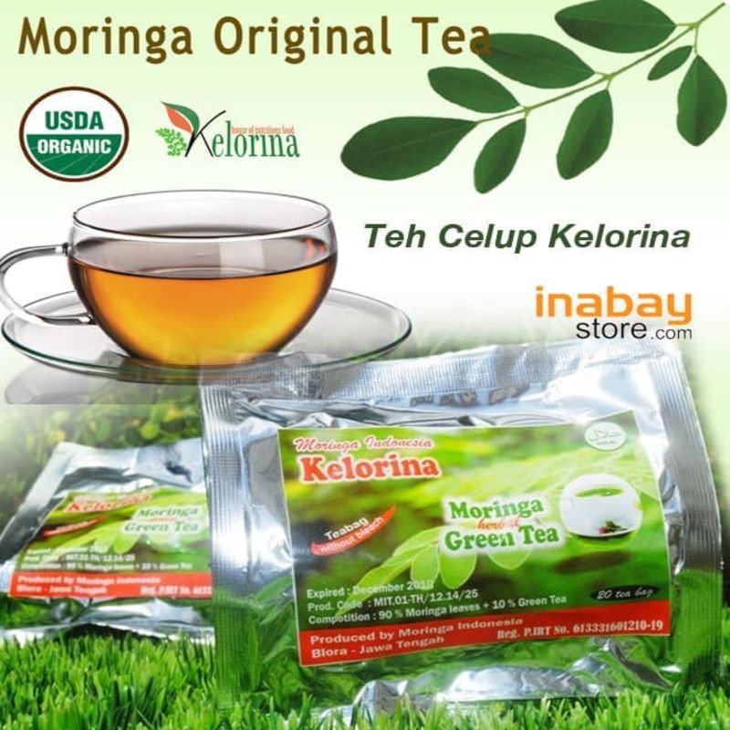 

Teh Celup Kelorina / Moringa Green Tea - Jaga Tubuh dari Radikal Bebas