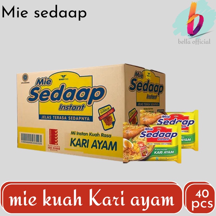 

SEDAAP Mie Kari Ayam 72 g x 40 pcs