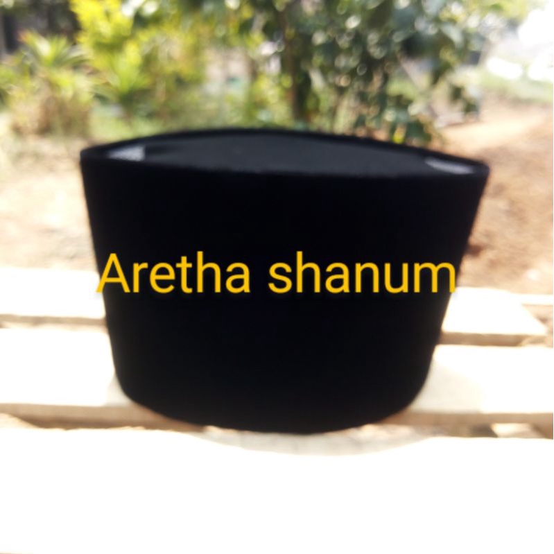 Songkok peci hitam tinggi 15cm