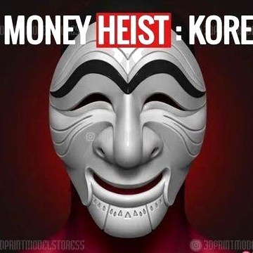 NEW Topeng MONEY HEIST KOREA RolePlay Mask Kostum Topeng Halloween