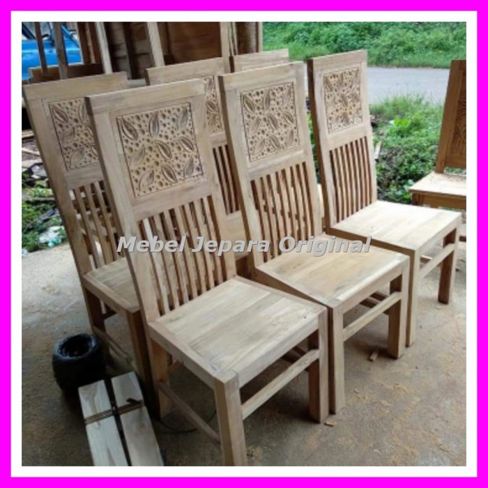 Kursi Makan Jati - Kursi Cafe Jati Mebel Jepara Mentahan Murah