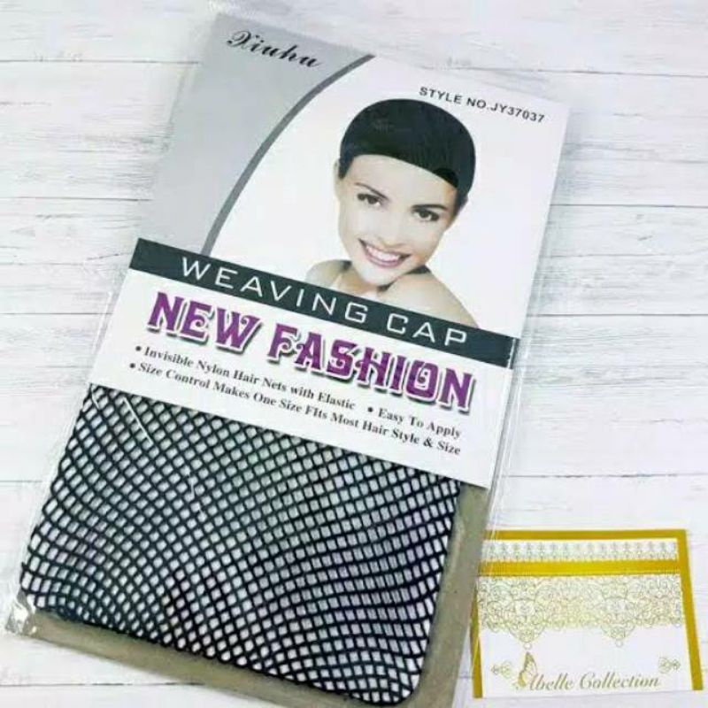 Hairnet WigCap Topi Jaring Hijab Hitam Jaring Rambut Palsu