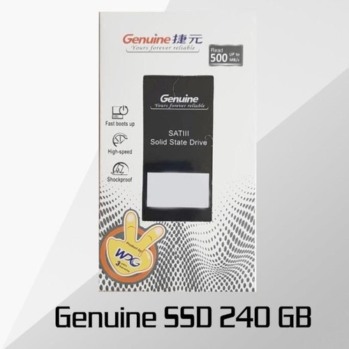 SSD GENUINE 240 GB 3D NAND SATA III 2.5 RESMI