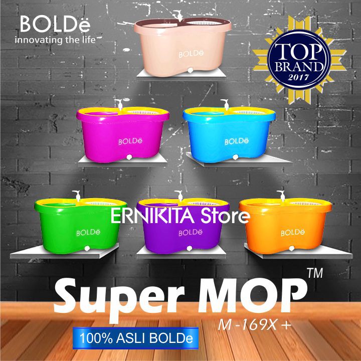 BOLDe M-169X PLUS - Supermop Alat Pel Modern Utilitas Komplit