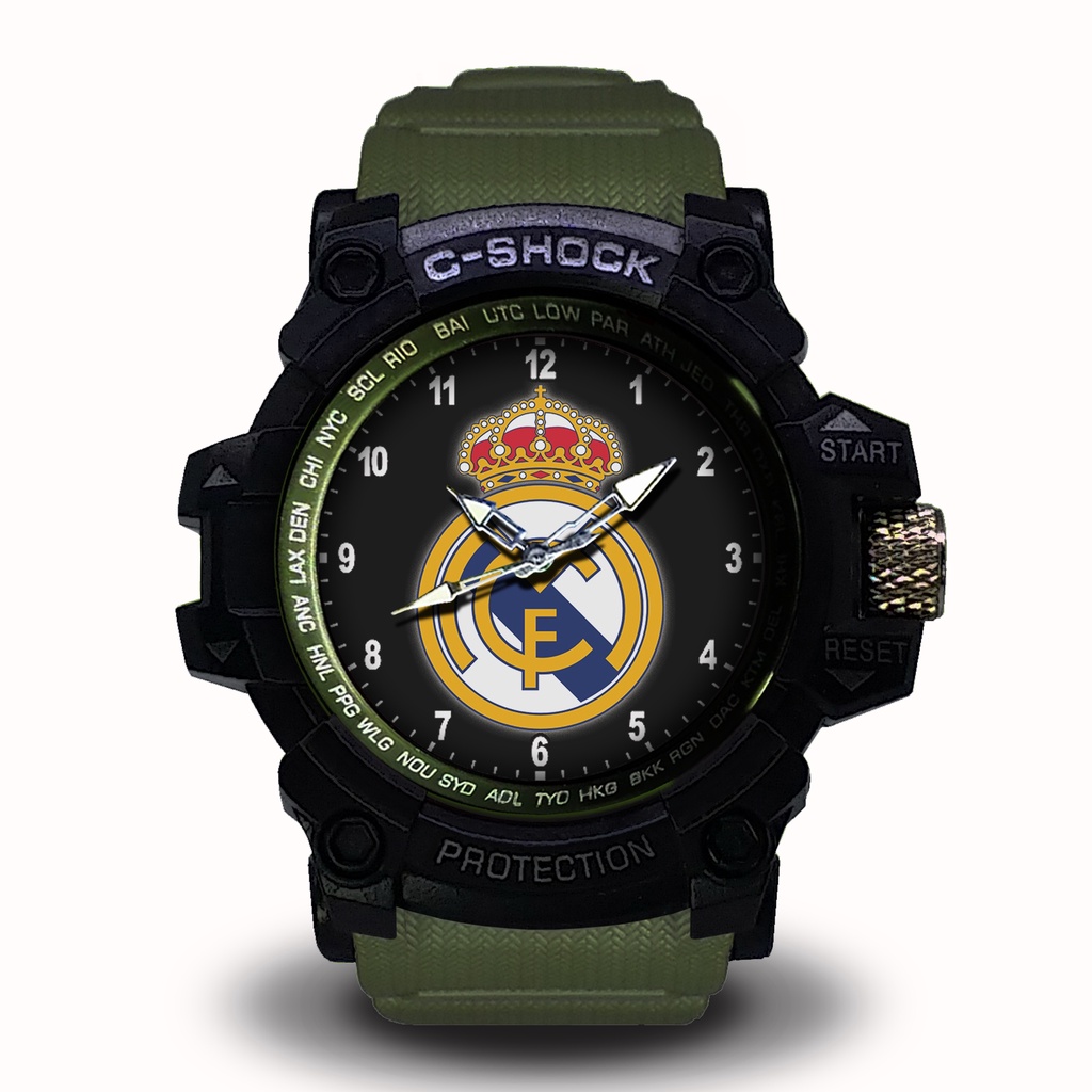 Jam Tangan Real Madrid Outdoor Anti Air #Hitam