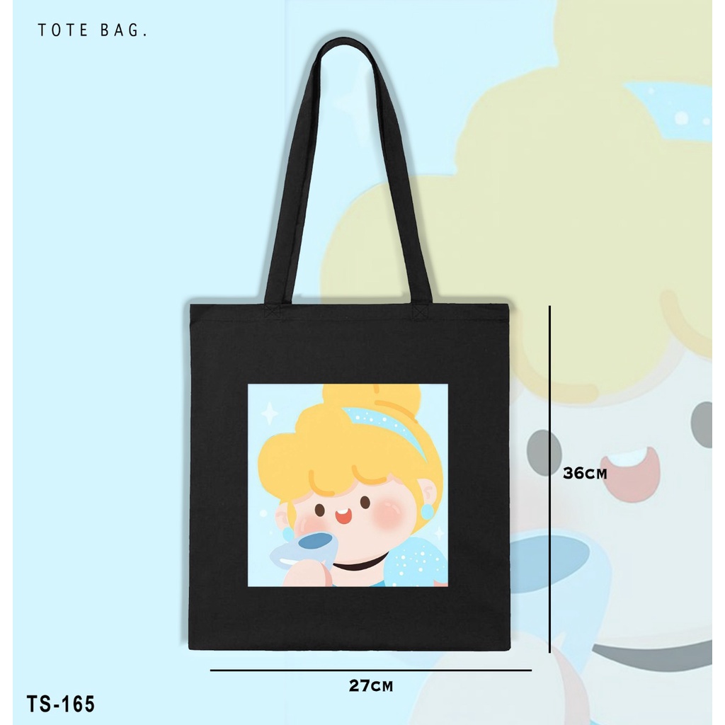 TOTE BAG WANITA / PRINCESS EDITION / CINDRELLA / ELSA ETC / KANVAS / TERMURAH