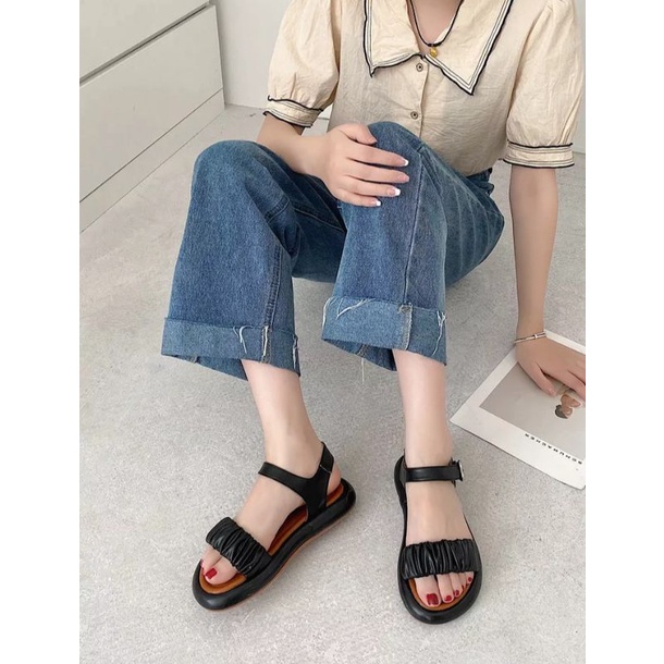 RD 038 SANDAL WANITA PINGGUL KERUT TALI BELAKANG