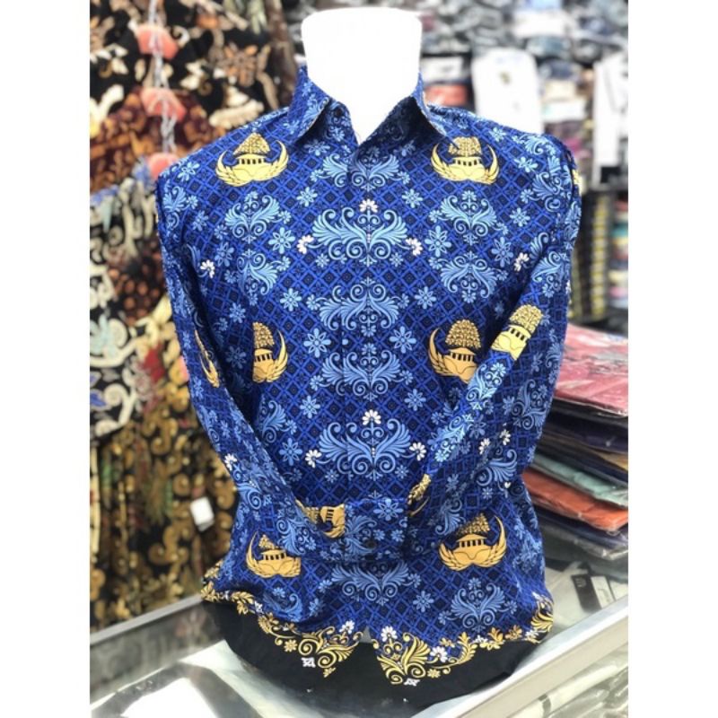 batik kerja pgri pria wanita 2022
