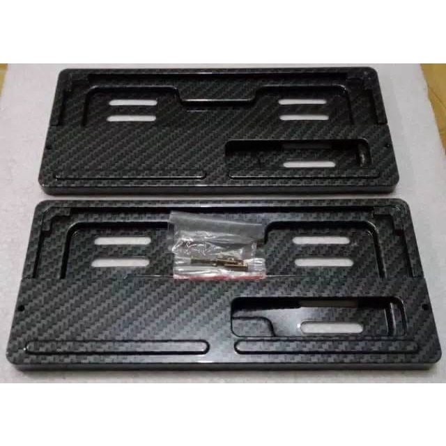 TUTUP PLAT NOMOR / DUDUKAN PLAT NOMOR BaHaN KARBON universal