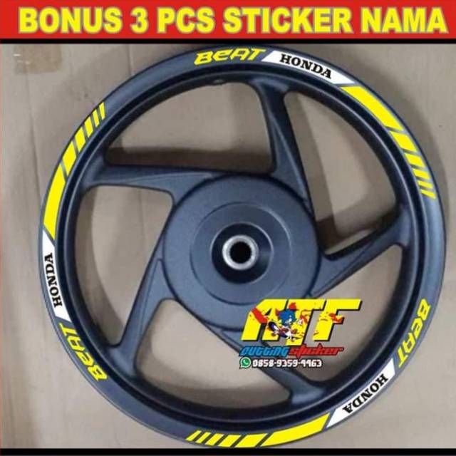 Sticker velg beat