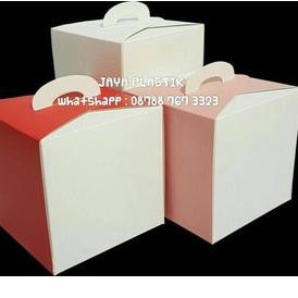 

[AGEN] DUS KUE CANTIK / GIFT BOX KECIL / KEMASAN KUE 12X12X12CM 41212 isi 10bh
