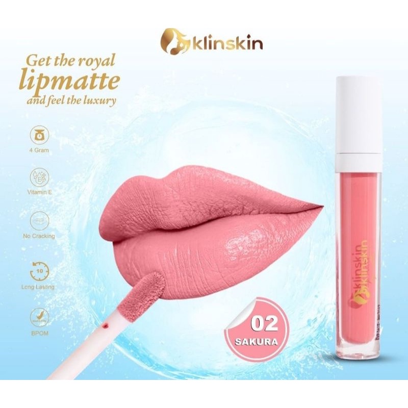 ✨ AKU MURAH ✨LIPMATTE KLINSKIN ORIGINAL BPOM