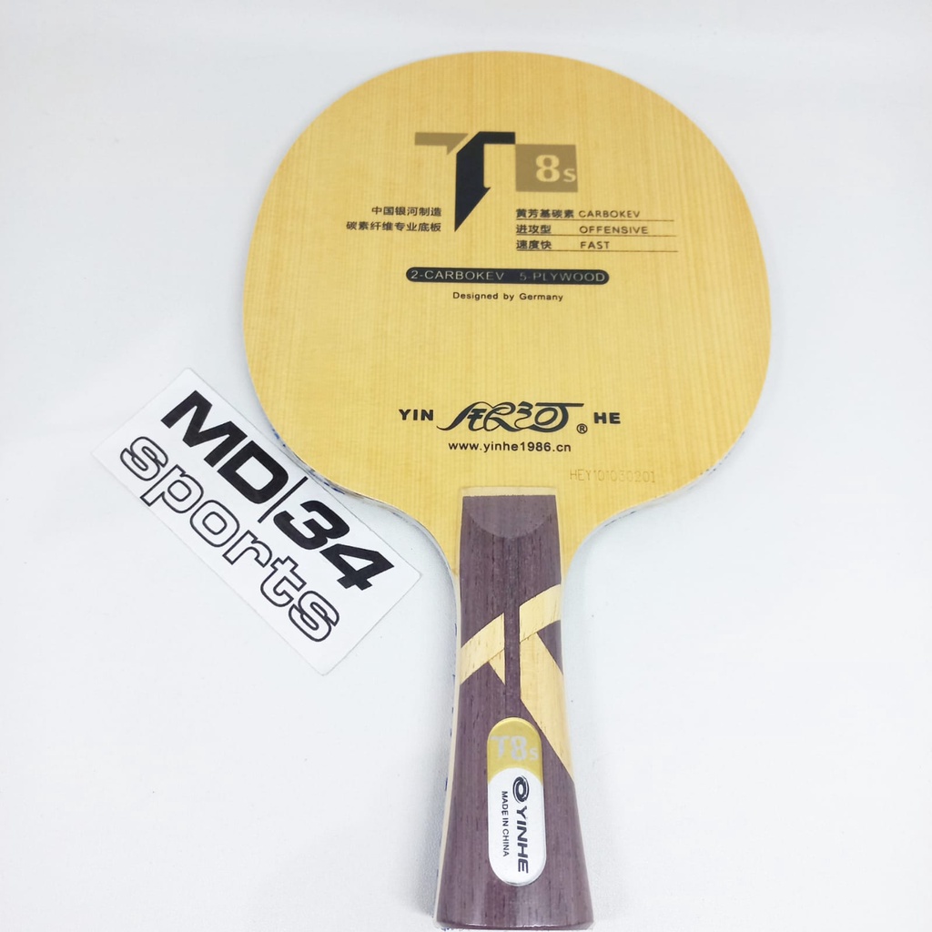 KAYU YINHE T8 S - Kayu / Blade / Bet pingpong murah