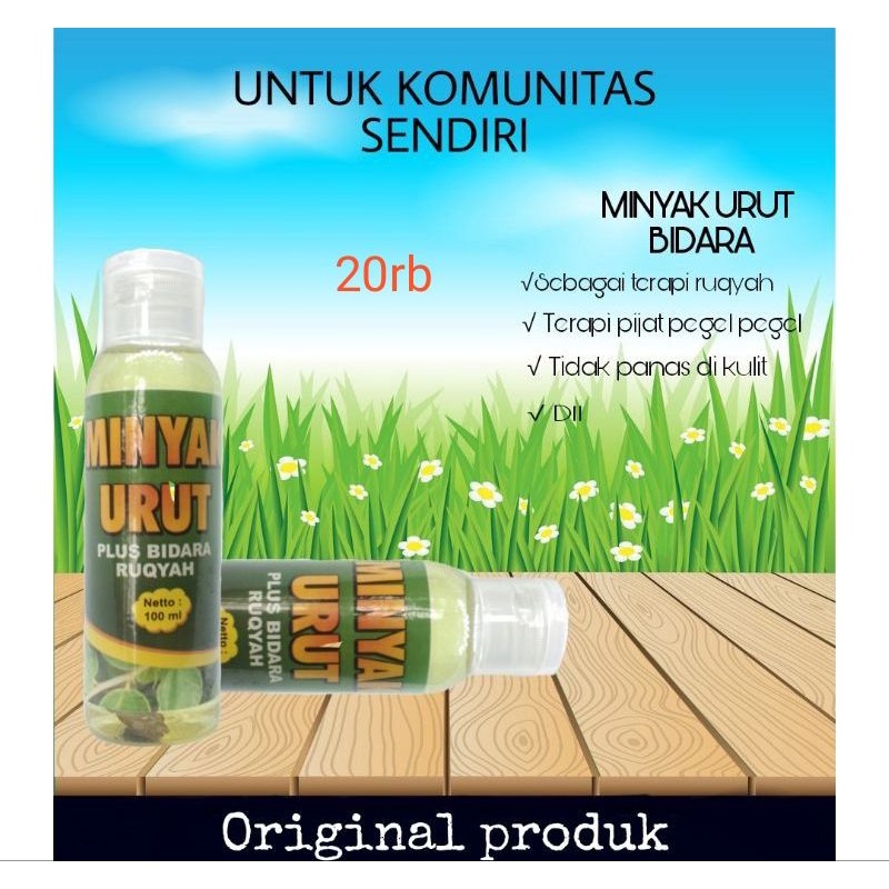 minyak urut bidara rugyah