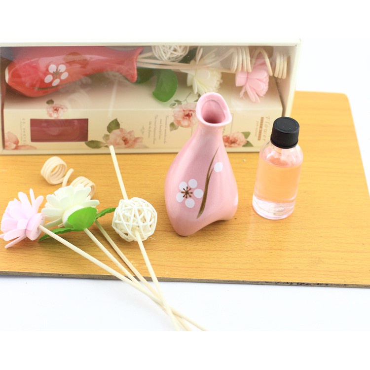 Reed Diffuser Pengarum Ruangan Stick Essence Oil Vas Bunga