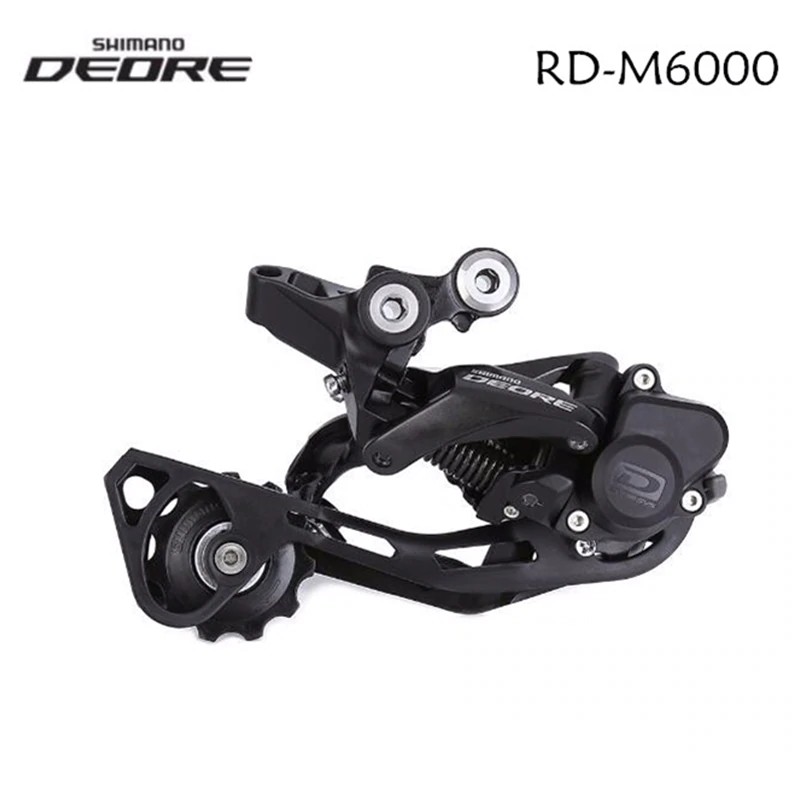 PRODUK IMPORT Shimano Deore RD-M6000 Shadow+ 10 Speed Mountain Bike Bicycle Rear Derailleur M6000