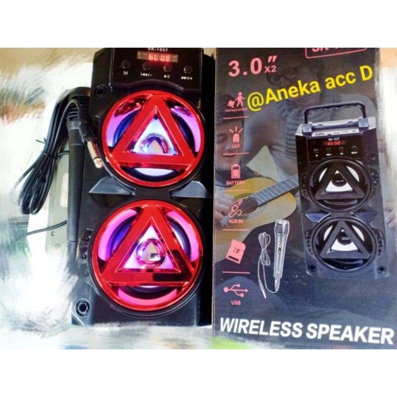 Speaker Bluetooth SK-1037 plus microphone