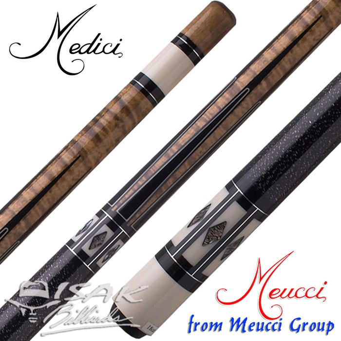 Medici-6 Pool Cue - by Meucci USA - Stik Biliar Maple Billiard Stick