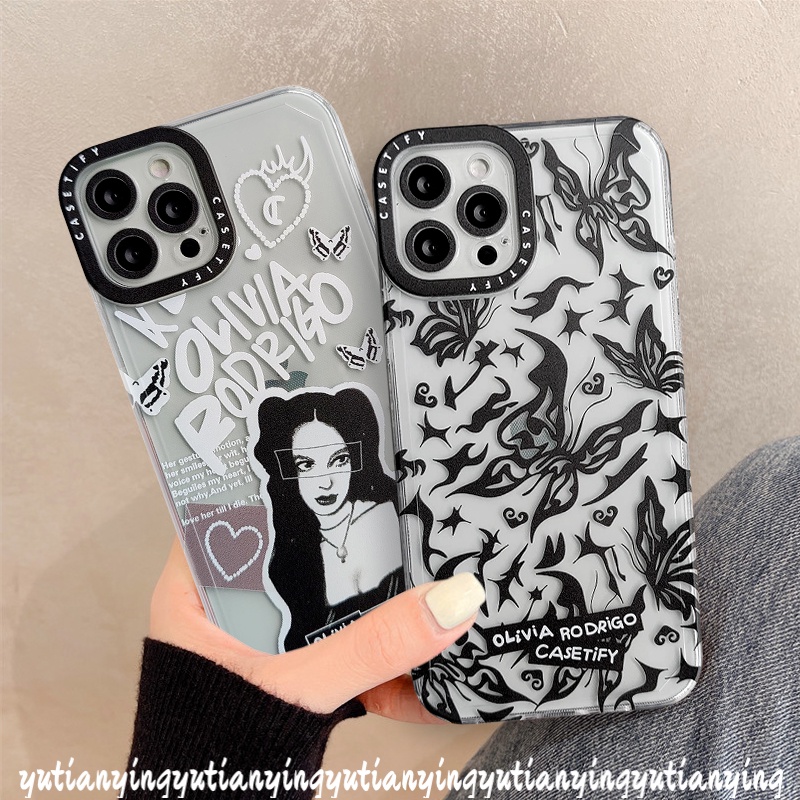 Butterfly Soft Case Tpu Motif Gadis Kupu-Kupu Untuk iPhone 7 8 Plus 6 6s Plus 11 13 12 Pro Max XR X XS Max SE 2020