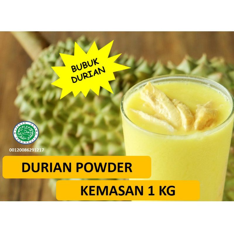 

Bubuk Durian 1kg - Durian bubuk 1kg - Bubuk minuman durian 1kg