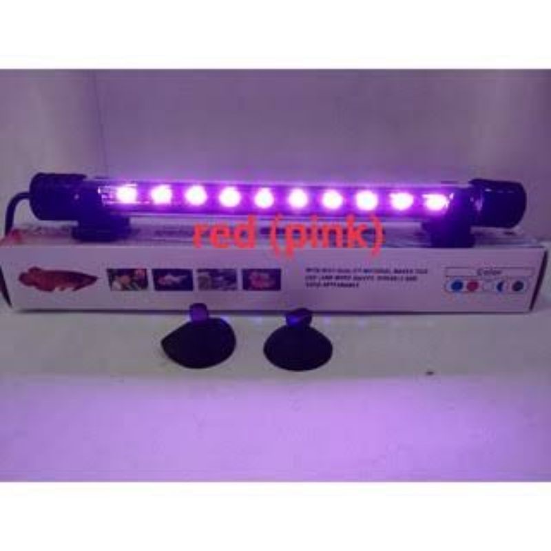 SAKKAI PRO T4 30cm - Lampu LED Aquarium Celup T4 30 cm Putih Biru / Merah / Putih/3warna