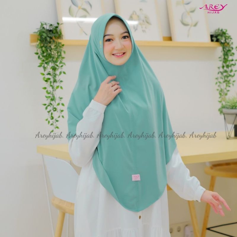 Arey Selly Hijab instan Khimar syarii jilbab jumbo jersey