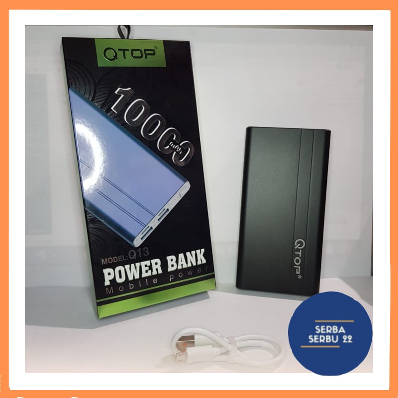 Powerbank QTOP Mobile Power 10000mAh Q13  ORIGINAL 100%  [SS]