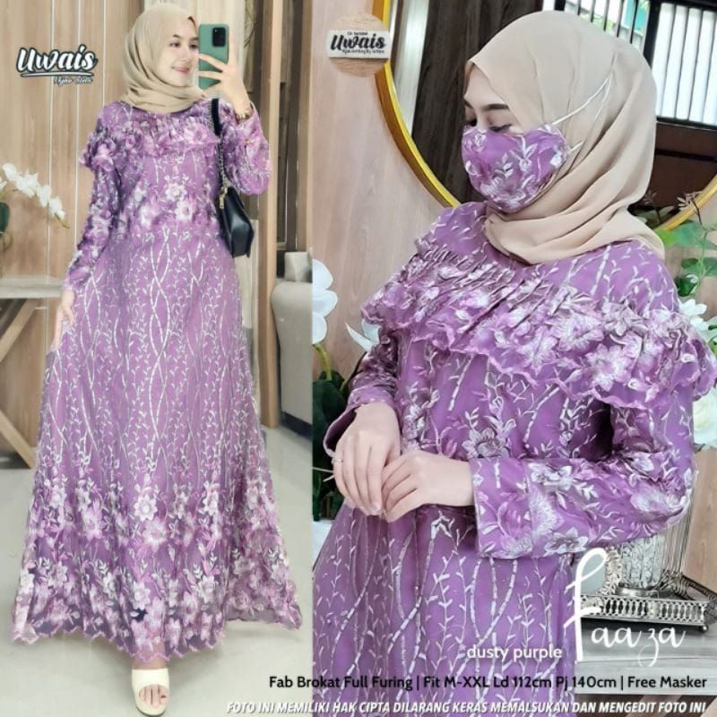 FAAZA / GAMIS FULL TULLE / DRESS FULL TILE / DRESS KONDANGAN MEWAH / DRESS BRIDESMAIDS