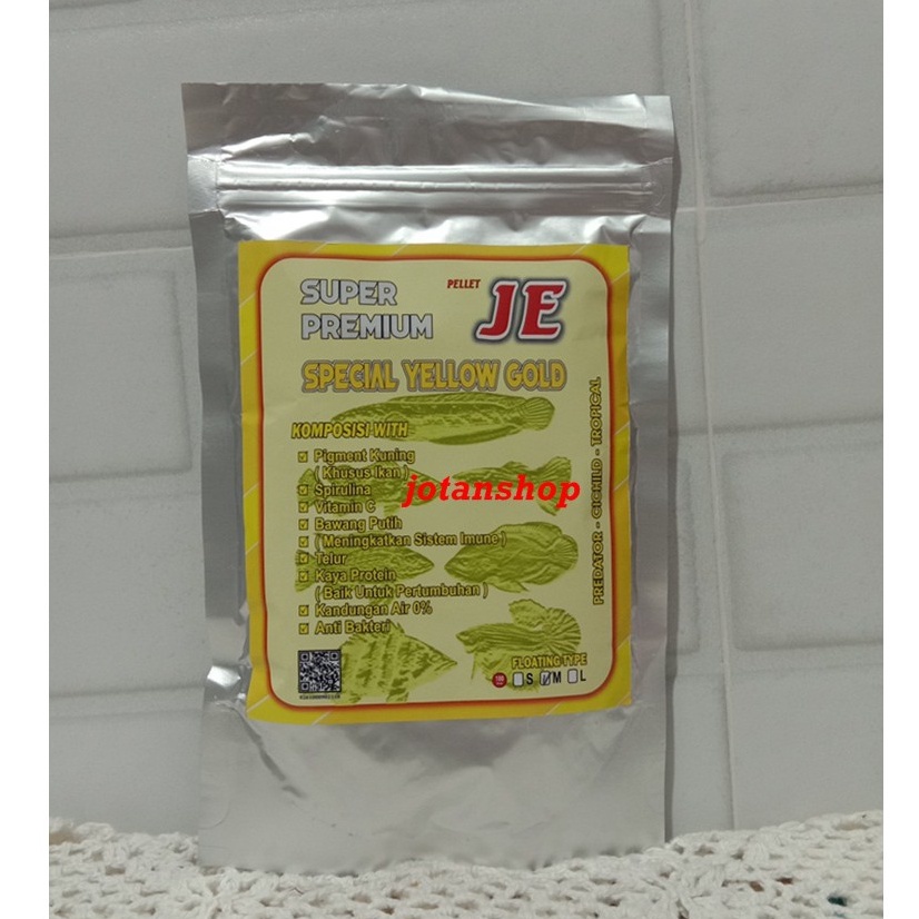 Pellet JE Super Premium pakan makanan ikan hias lohan louhan aquarium aquascape