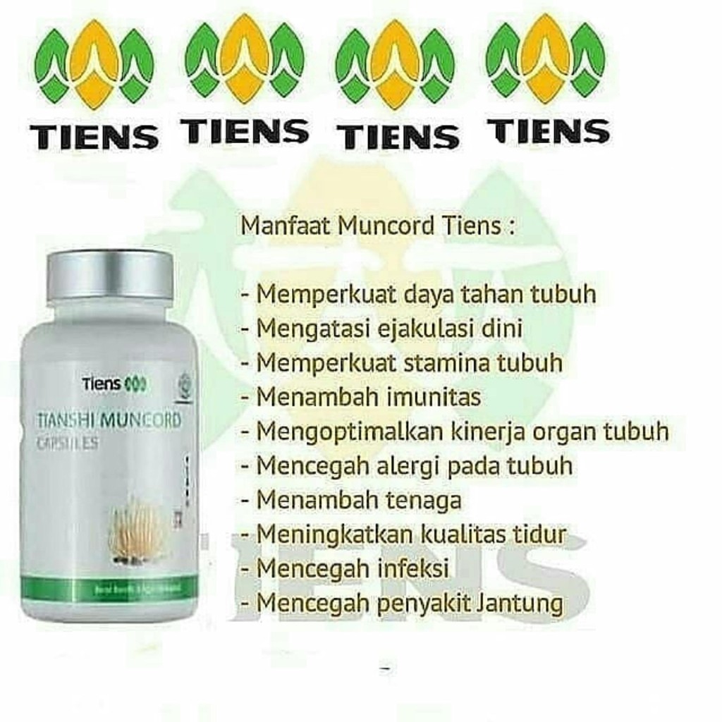 Muncord Capsul Original Tiens Syariah Shopee Indonesia