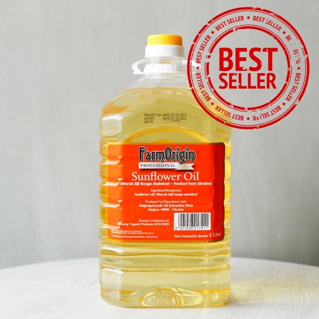 

Sunflower Oil (5liter) Minyak Biji Bunga Matahari